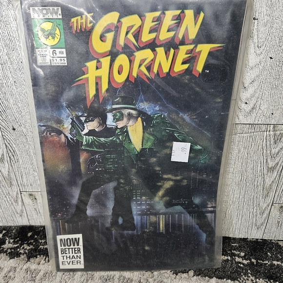 The Green Hornet #6 February 1992 Now Comics Tod Smith Chuck Dixon Comic Book - Picture 2 of 11